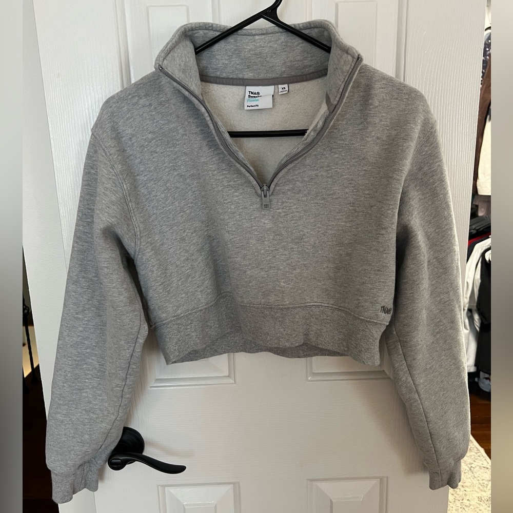 Aritzia Cozy Fleece Quarter Zip